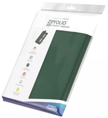 Ultimate Guard Binder: 8-Pocket 160 Zipfolio Xenoskin Green UGD010353